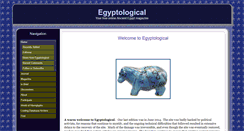 Desktop Screenshot of egyptological.com