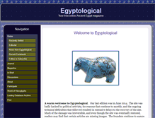 Tablet Screenshot of egyptological.com
